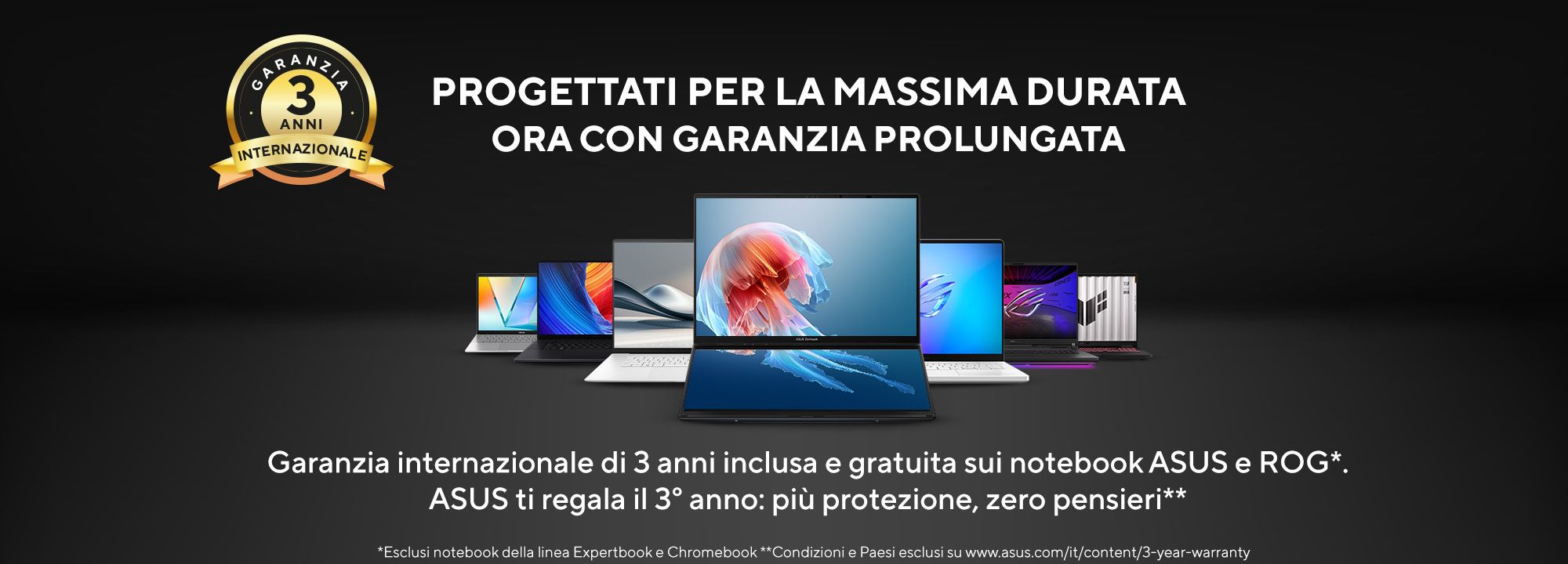 banner 3 anni di garanzia