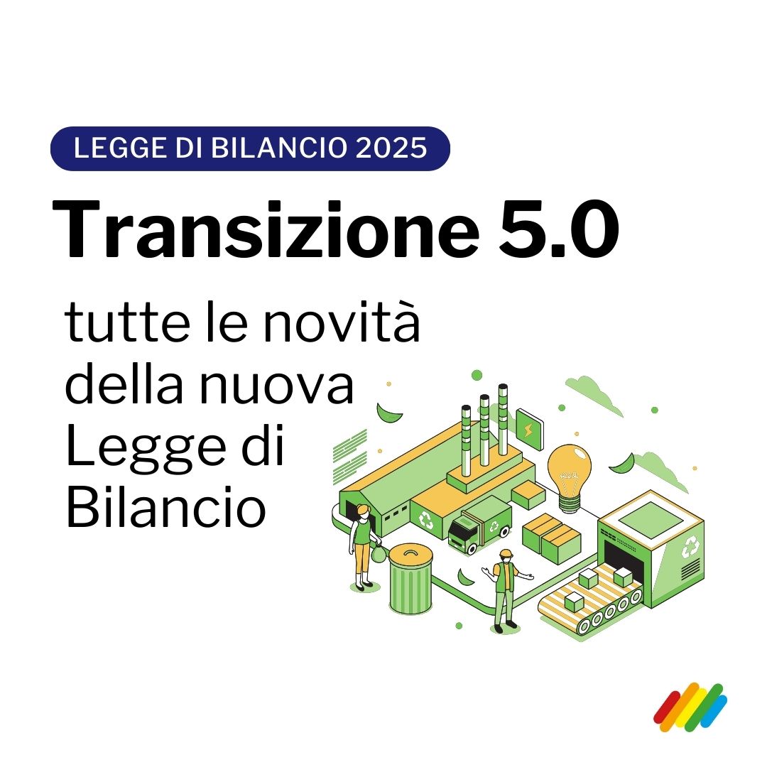 le agevolazioni del piano transizione 5.0 nella legge di bilancio