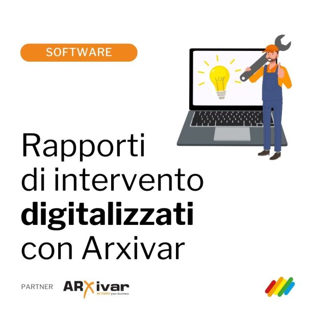 rapportini digitali con Arxivar, software dematerializzazione documentale