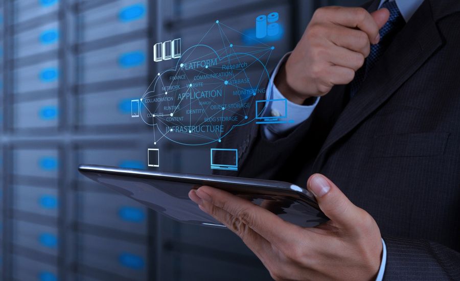 virtualizzazione server client concept